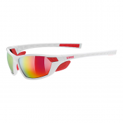 okulary Sportstyle 307 biało-czerwone UVEX